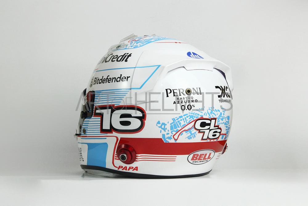 Charles Leclerc 2025 Monaco GP F1 Full-Size 1:1 Replica Helmet