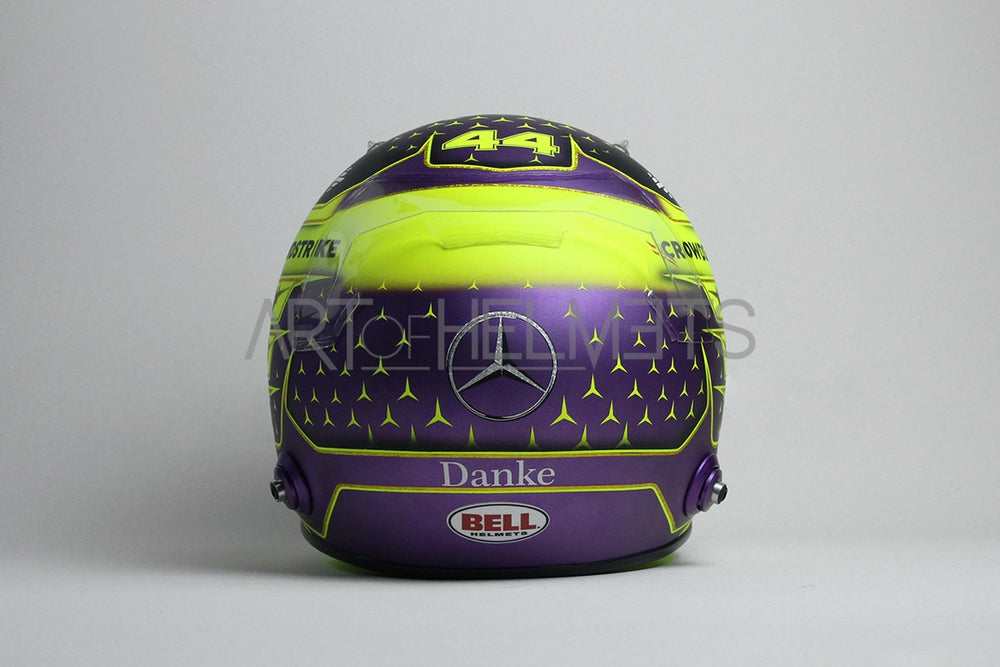 Lewis Hamilton 2024 F1 Abu Dhabi GP "Farewell" Full-Size 1:1 Replica Helmet