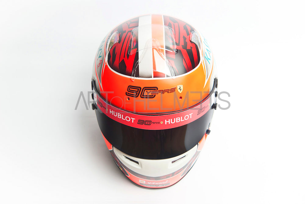 Шарль Леклерк 2019 Бельгия GP Полный размер 1:1 Реплика шлема