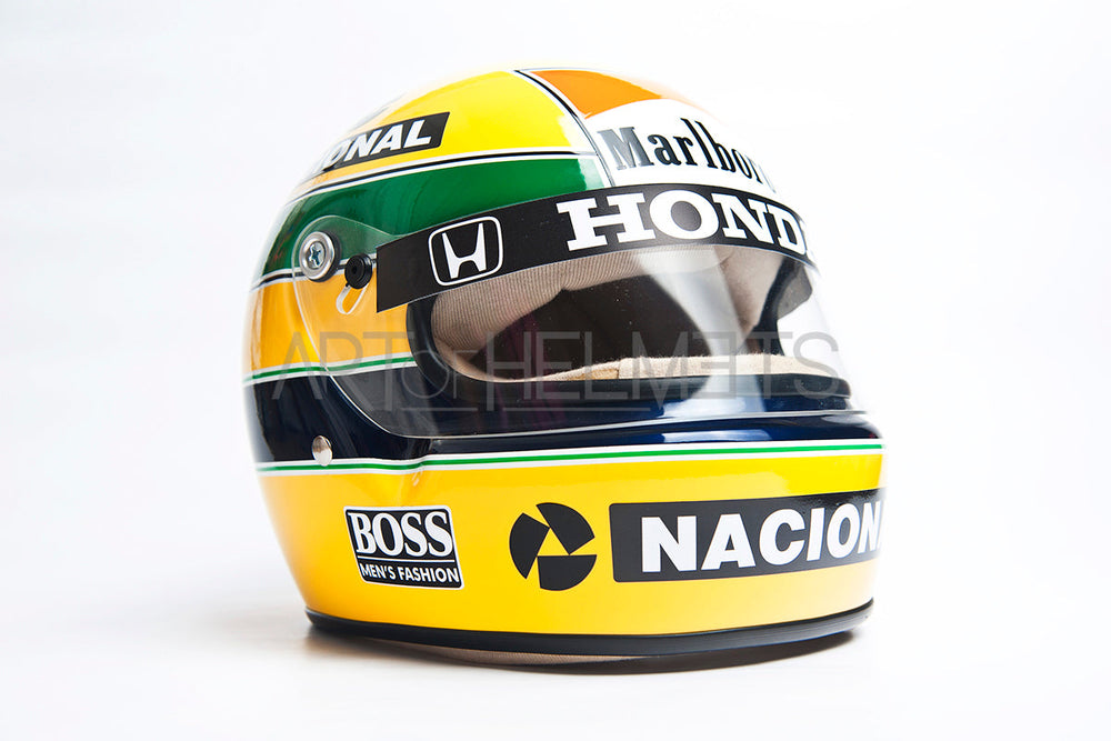 Ayrton Senna 1989 F1 Full-Size 1:1 Replica Helmet