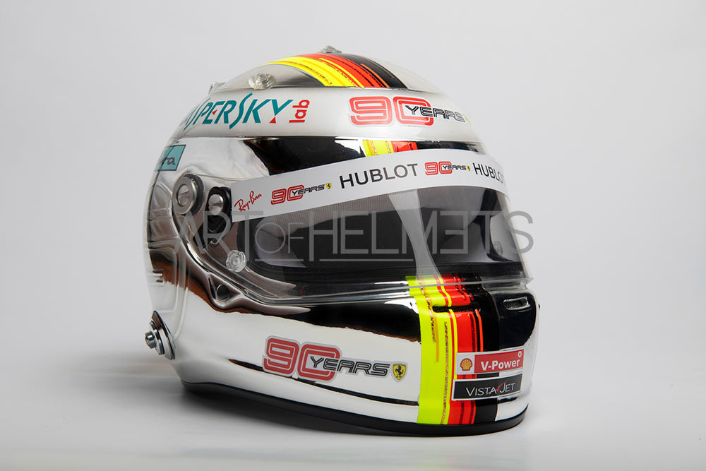 Себастьян Vettel 2019 Chrome Гран-при Сингапура в полном размере 1:1 Реплика шлем