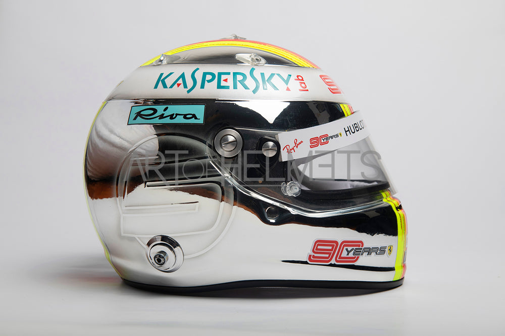 Себастьян Vettel 2019 Chrome Гран-при Сингапура в полном размере 1:1 Реплика шлем