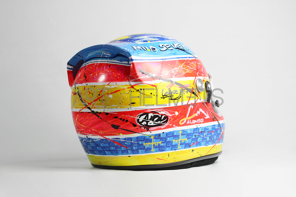 Fernando Alonso 2005 Art Custom Full-Size 1:1 Replica Helmet by Montesano.