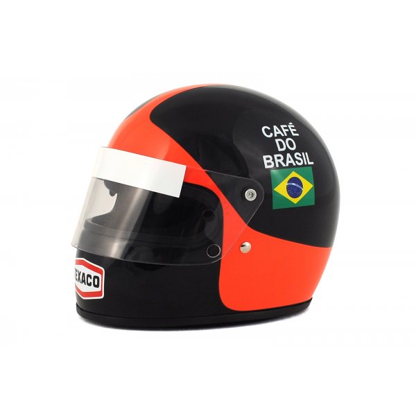 Emerson Fitipaldi 1974 F1 Full-Size 1:1 Replica Helmet – Art of Helmets