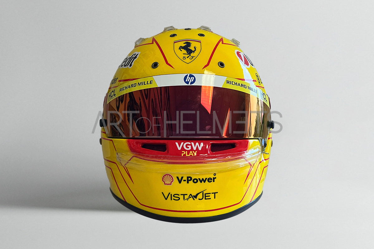 Lewis Hamilton 2025 F1 Pre- Season Full-Size 1:1 Replica Helmet (Gloss ...