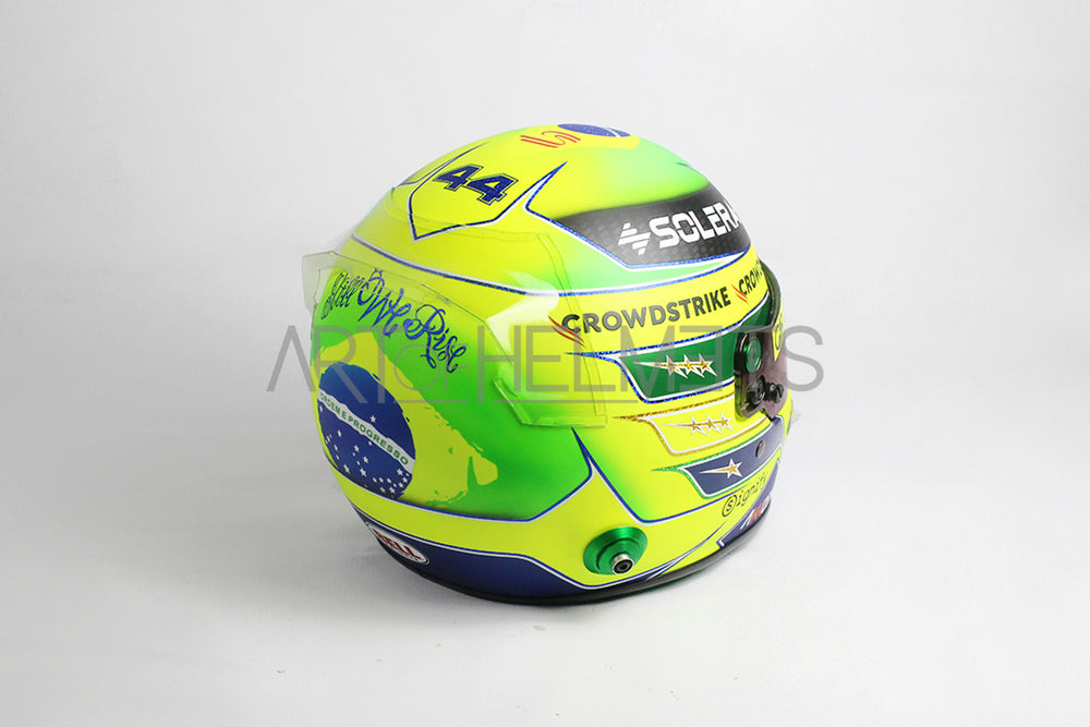 Lewis Hamilton 2024 F1 Brazilian GP Full-Size 1:1 Replica Helmet