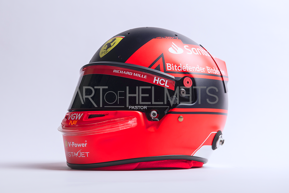 Charles Leclerc 2023 Canadian GP F1 Helmet | Full-Scale 1:1 Replica