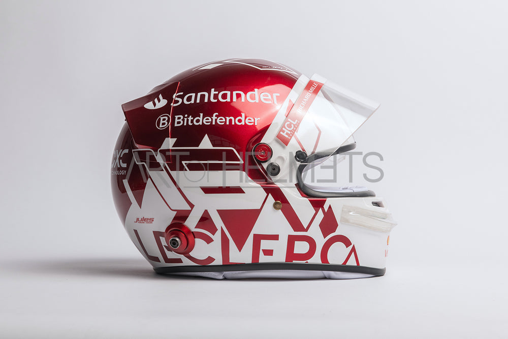 Charles Leclerc 2024 Monaco GP F1 Full-Scale 1:1 Replica Helmet