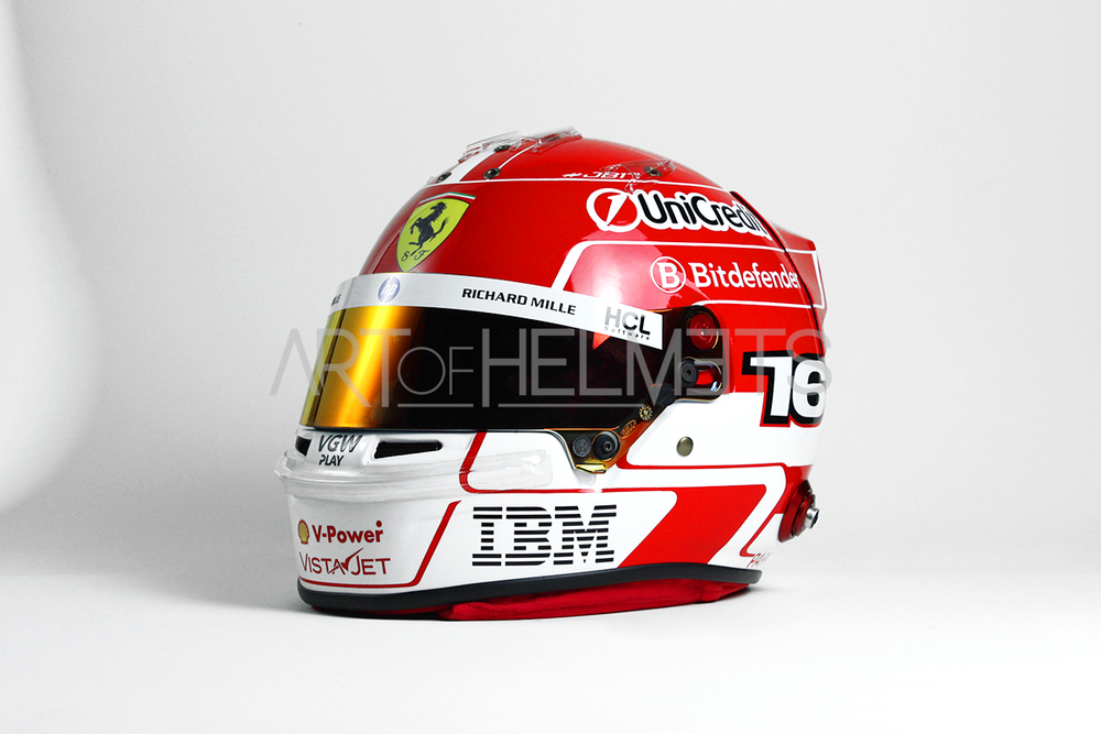 Charles Leclerc 2025 F1 Full-Size 1:1 Replica Helmet