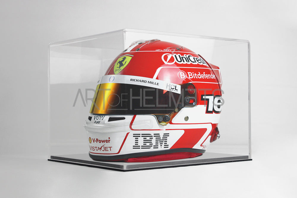 Reproduction du Casque Scuderia FERRARI Charles Leclerc Saison F1 2019 Reproduction du Casque Scuderia FERRARI Charles Leclerc Saison F1 2019