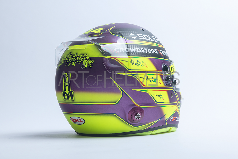 Lewis Hamilton 2024 Formula One F1 Full-Size 1:1 Replica Helmet