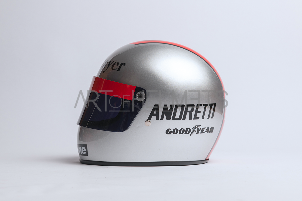 Mario Andretti 1978 F1 Full-Size 1:1 Replica Helmet – Art of Helmets