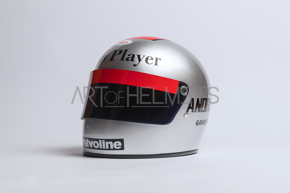 Mario Andretti 1978 F1 Full-Size 1:1 Replica Helmet – Art of Helmets