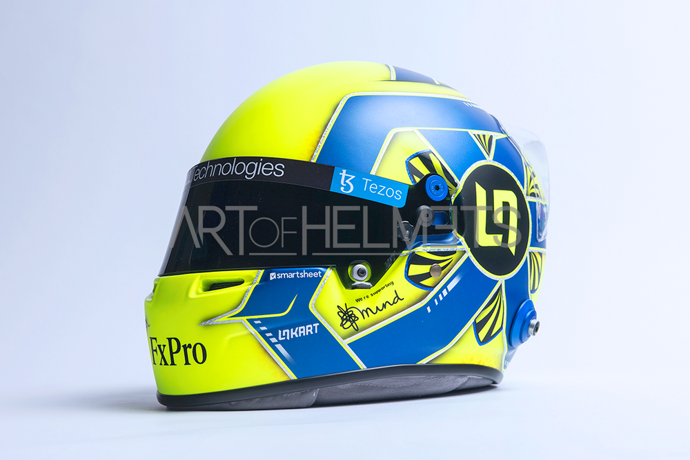 Lando Norris 2022 F1 Full Size 1 1 Replica Helmet