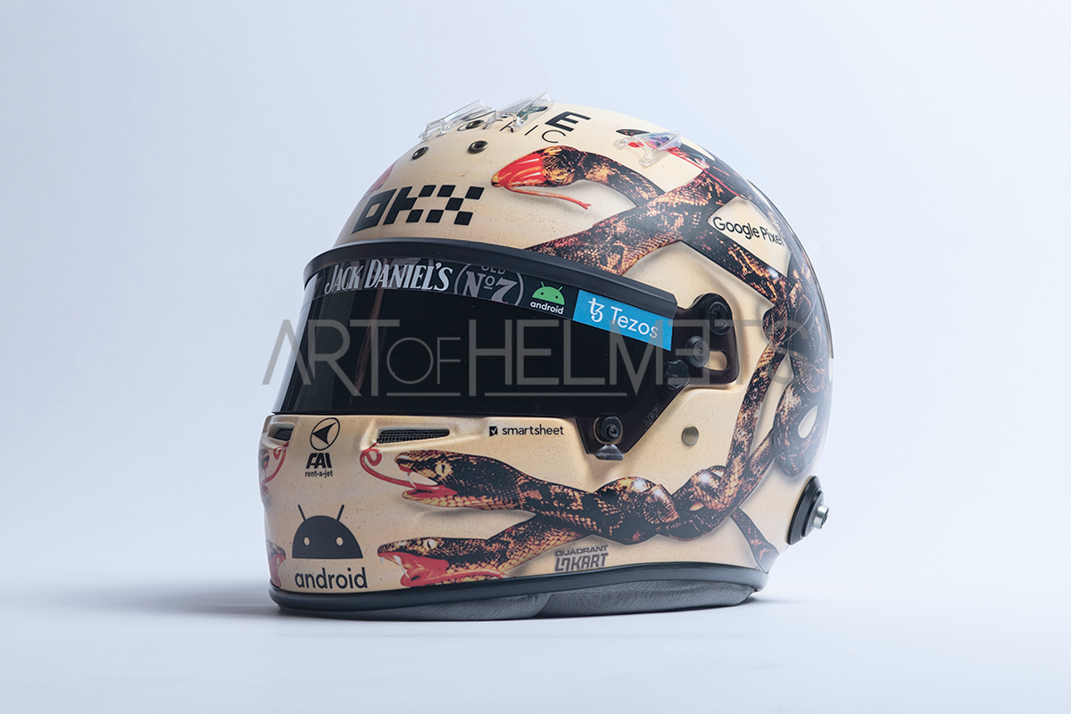buy motorcycle helmets las vegas Lando Norris 2023 Las Vegas GP F1 Full-Scale 1:1 Replica Helmet