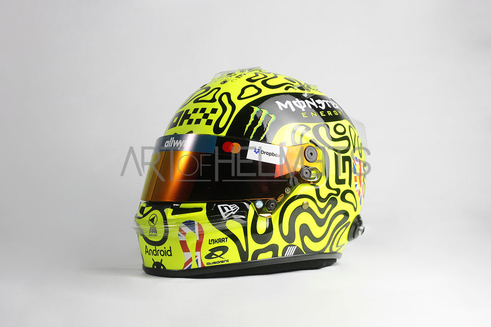 Lando Norris 2025 Silverstone GP F1 Full-Size 1:1 Replica Helmet