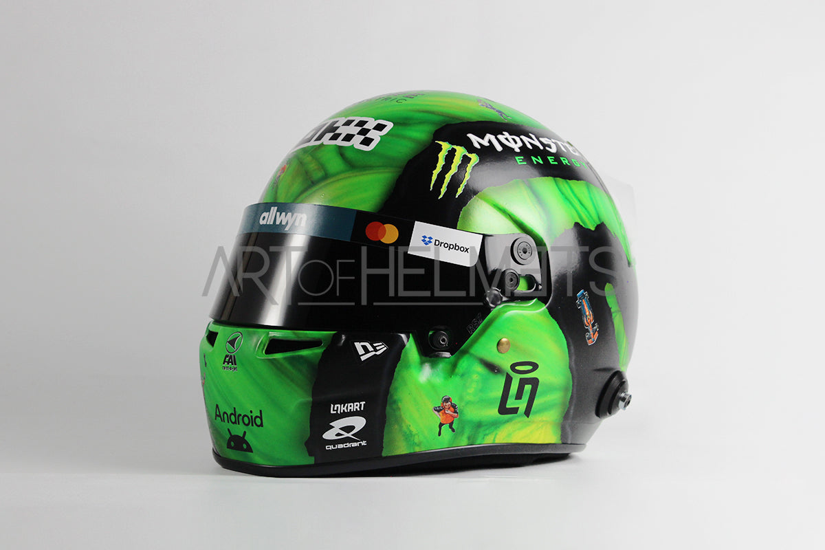 Lando Norris 2025 Las Vegas GP F1 Full-Size 1:1 Replica Helmet
