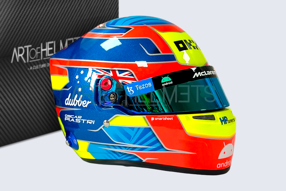 Oscar Piastri 2023 F1 1:2 Scale Replica Helmet - Main Image