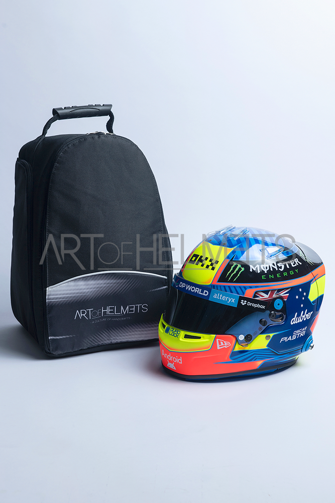 Oscar Piastri 2024 F1 Full-Size 1:1 Replica Helmet (Original Visor)