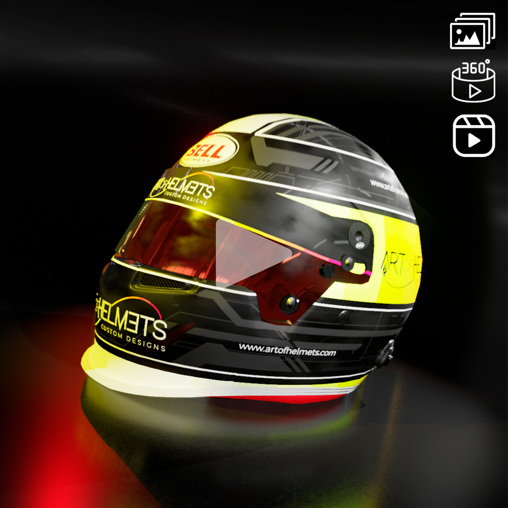 Package 3: Helmet Custom Design 3D Rendered Images + 360° Video + IG R – Art of Helmets Package 3: Helmet Custom Design 3D Rendered Images + 360° Video + IG R – Art of Helmets