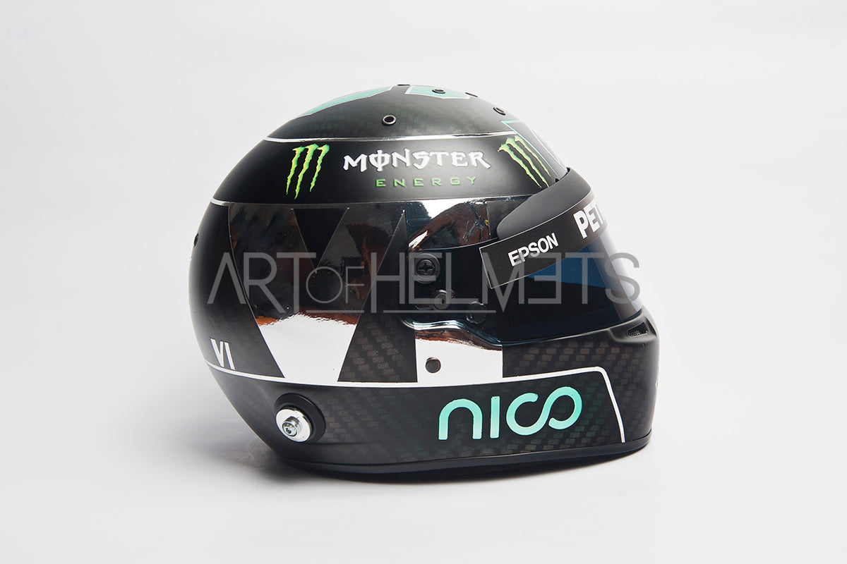 Nico Rosberg 2016 F1 Full-Size 1:1 Replica Helmet Art of Helmets Nico Rosberg 2016 F1 Full-Size 1:1 Replica Helmet Art of Helmets
