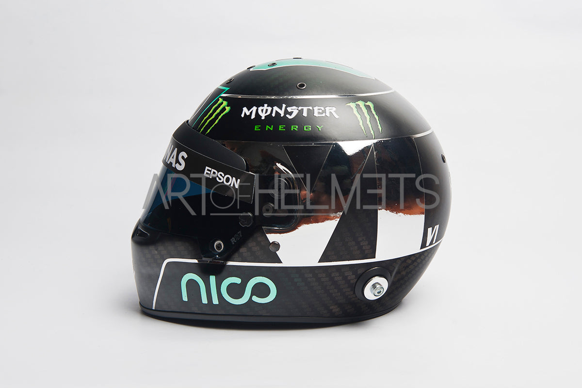 Nico Rosberg 2016 F1 Full-Size 1:1 Replica Helmet – Art of Helmets Nico Rosberg 2016 F1 Full-Size 1:1 Replica Helmet – Art of Helmets