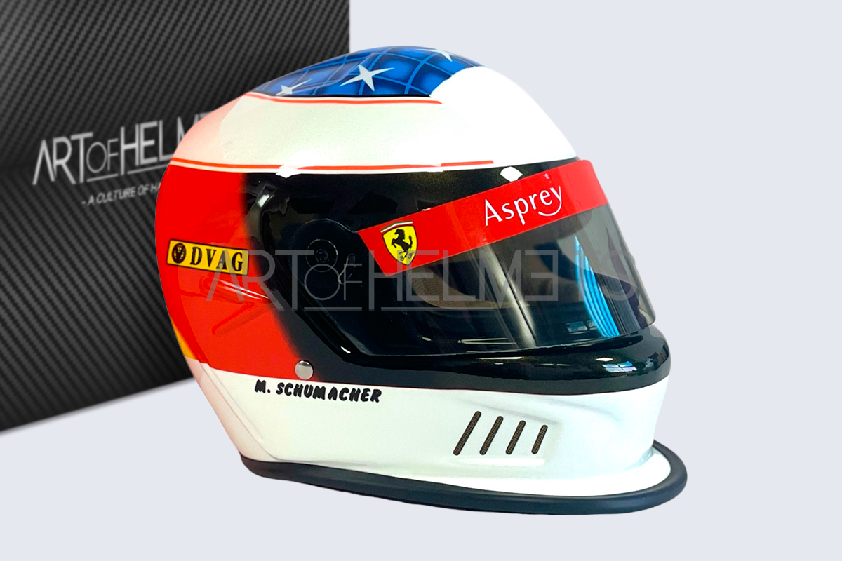Michael Schumacher 1996 F1 1 2 Scale Replica Helmet Art of Helmets