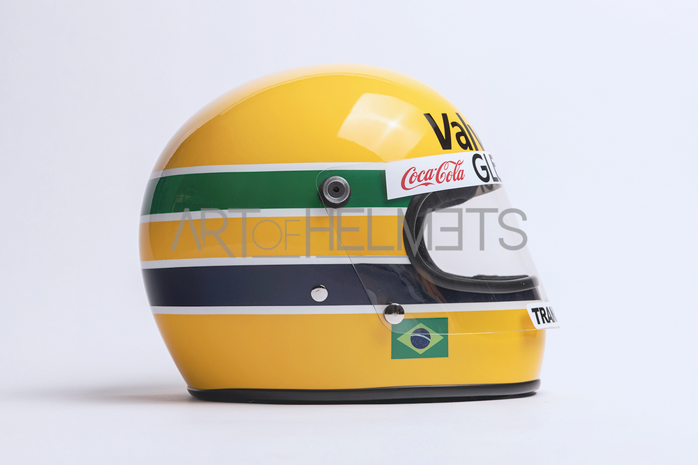 Ayrton Senna 1979-1980 Karting Helmet | Full-Scale 1:1 Replica Ayrton Senna 1979-1980 Karting Helmet | Full-Scale 1:1 Replica