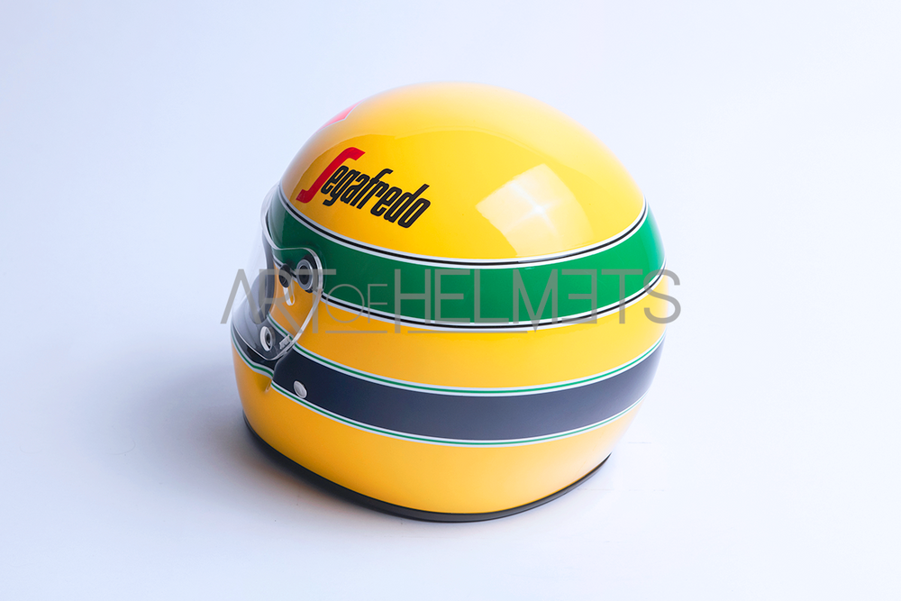 Ayrton Senna 1984 F1 Full-Size 1:1 Replica Helmet