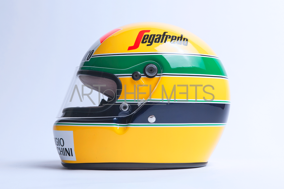 Ayrton Senna 1984 F1 Full-Scale 1:1 Replica Helmet