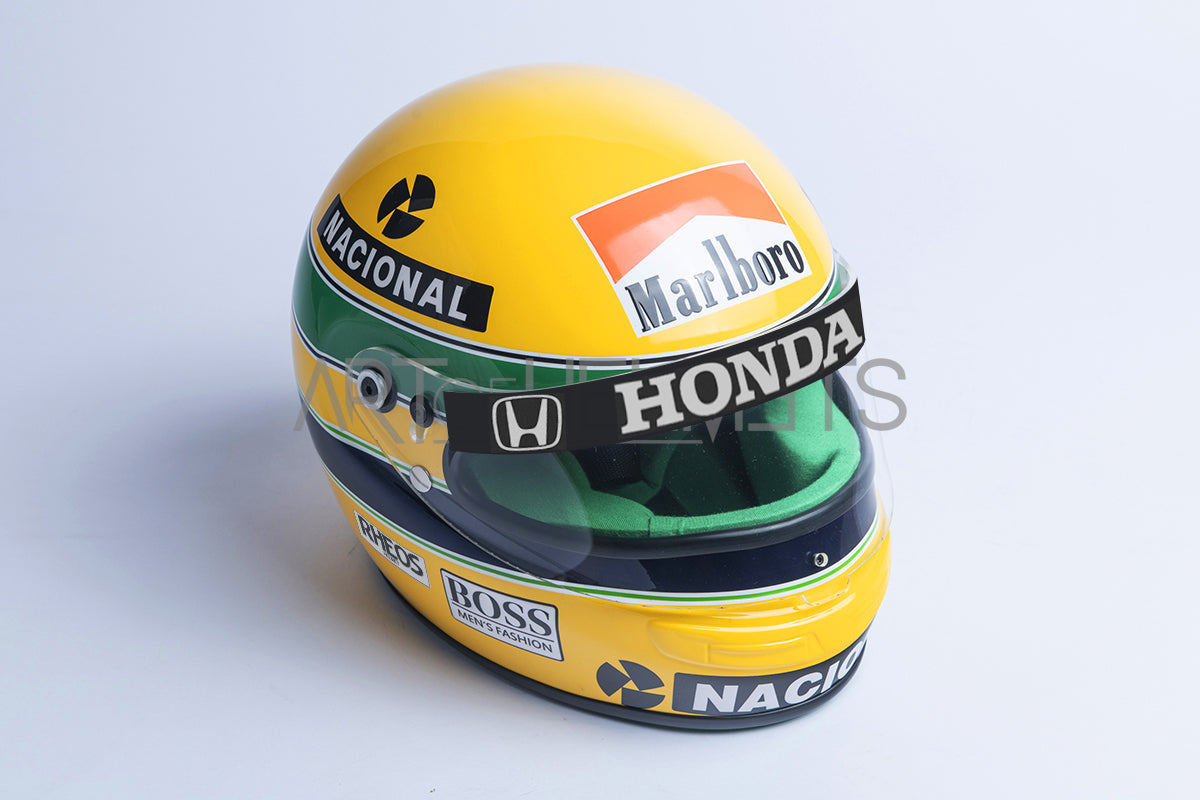 Ayrton Senna 1990 F1 Helmet | Full-Scale 1:1 Replica | McLaren Honda Ayrton Senna 1990 F1 Helmet | Full-Scale 1:1 Replica | McLaren Honda