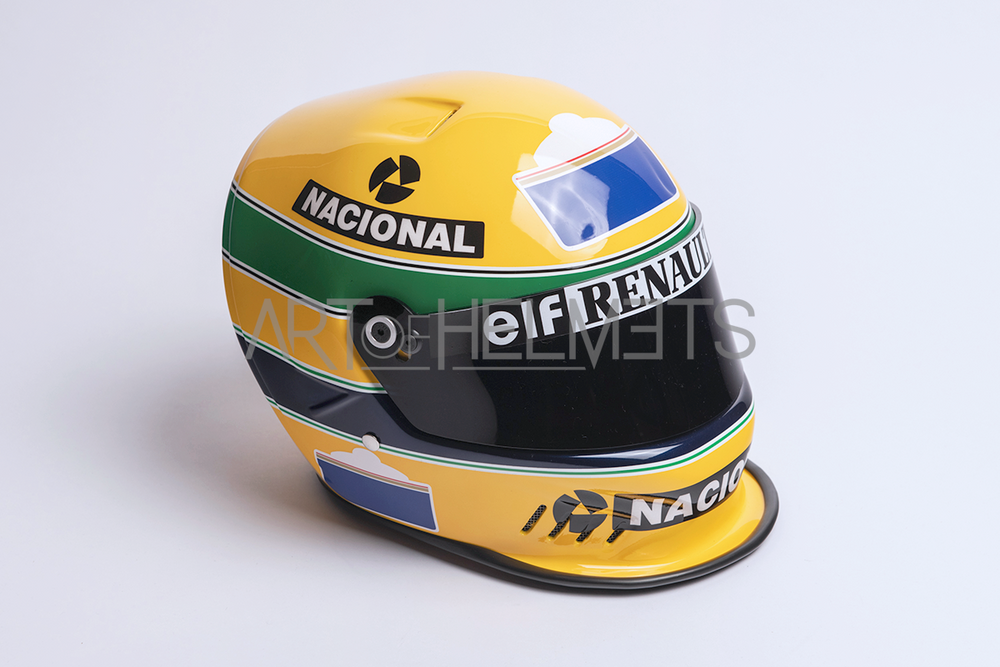 Ayrton Senna 1994 Paul Ricard Test Helmet | Full-Scale 1:1 Replica