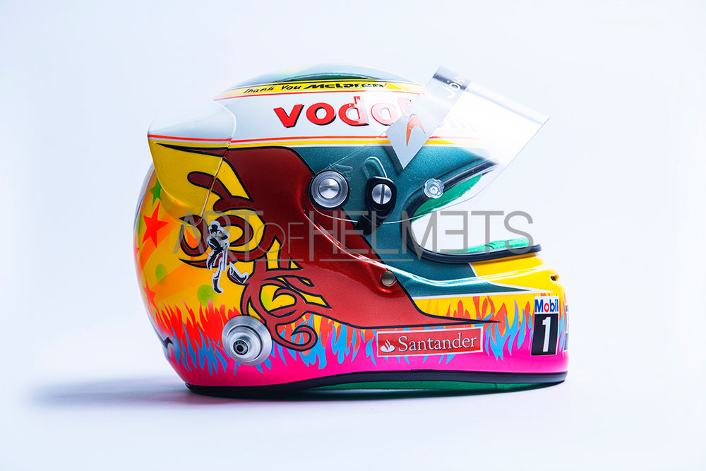 Lewis Hamilton 2012 Brazilian GP Full-Size 1:1 Replica Helmet