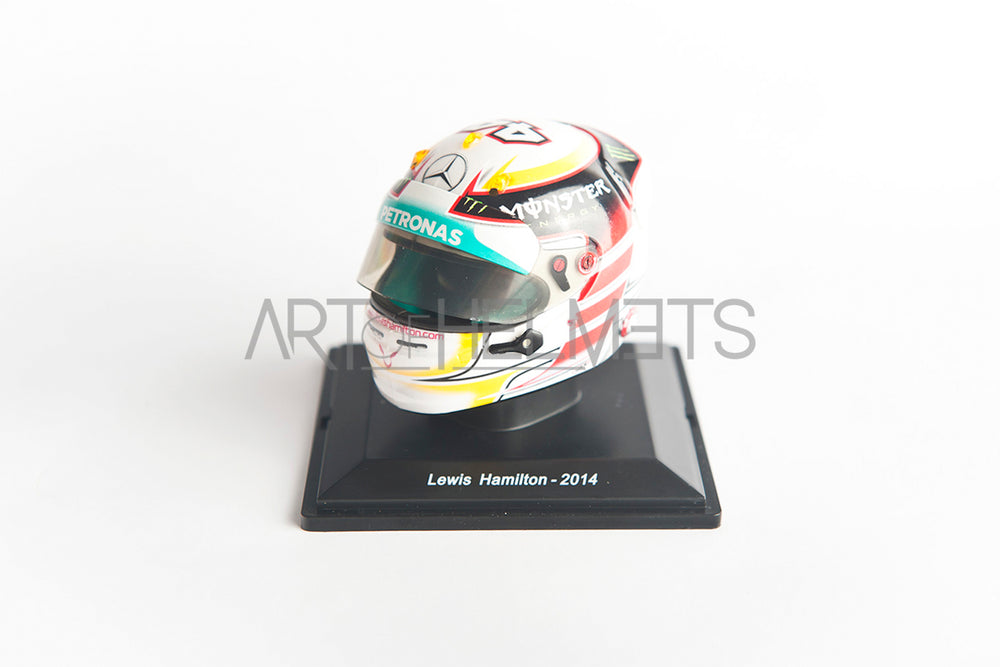 Lewis Hamilton 2014 Mini 1:5 Scale Replica Helmet