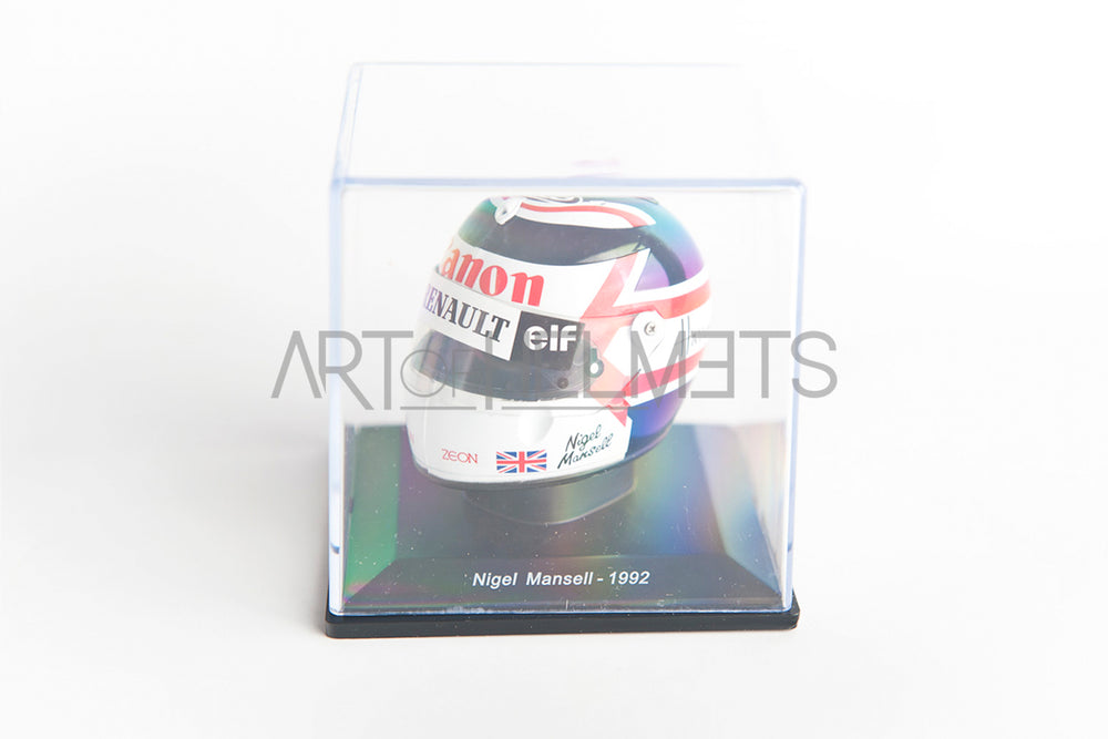 Nigel Mansell 1992 Mini 1:5 Scale Replica Helmet