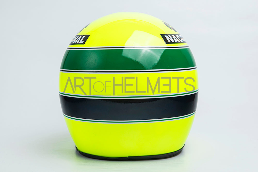 Ayrton Senna 1985 & 1986 F1 Full-Size 1:1 Replica Helmet
