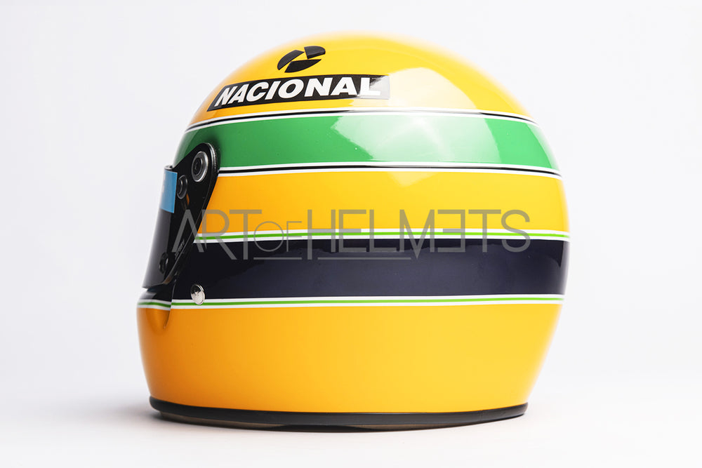 Ayrton Senna 1987 F1 Full-Size 1:1 Replica Helmet