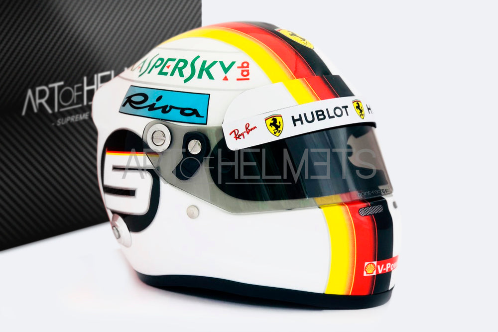 Sebastian Vettel 2018 1:2 Scale Replica Helmet